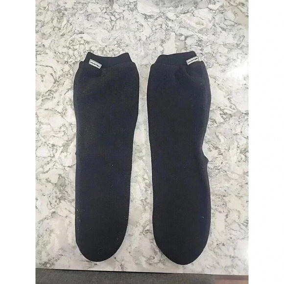 Hunter Black Stitch Cable Tall Boot Socks Size Large (Shoe Size 8-10) Women - Picture 1 of 3